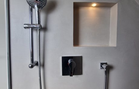 Wandwerk Fugenlos - Fugenloses Badezimmer mit Dusche